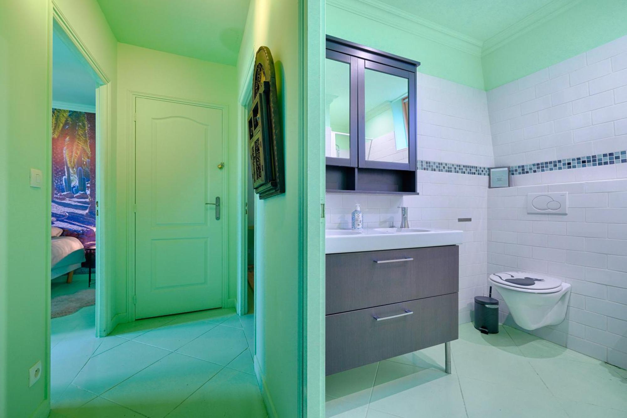 ヴィニュー・シュル・セーヌLuxury Magic Cactus Garden, Paris 0Rly Avec Jacuzziアパートメント エクステリア 写真