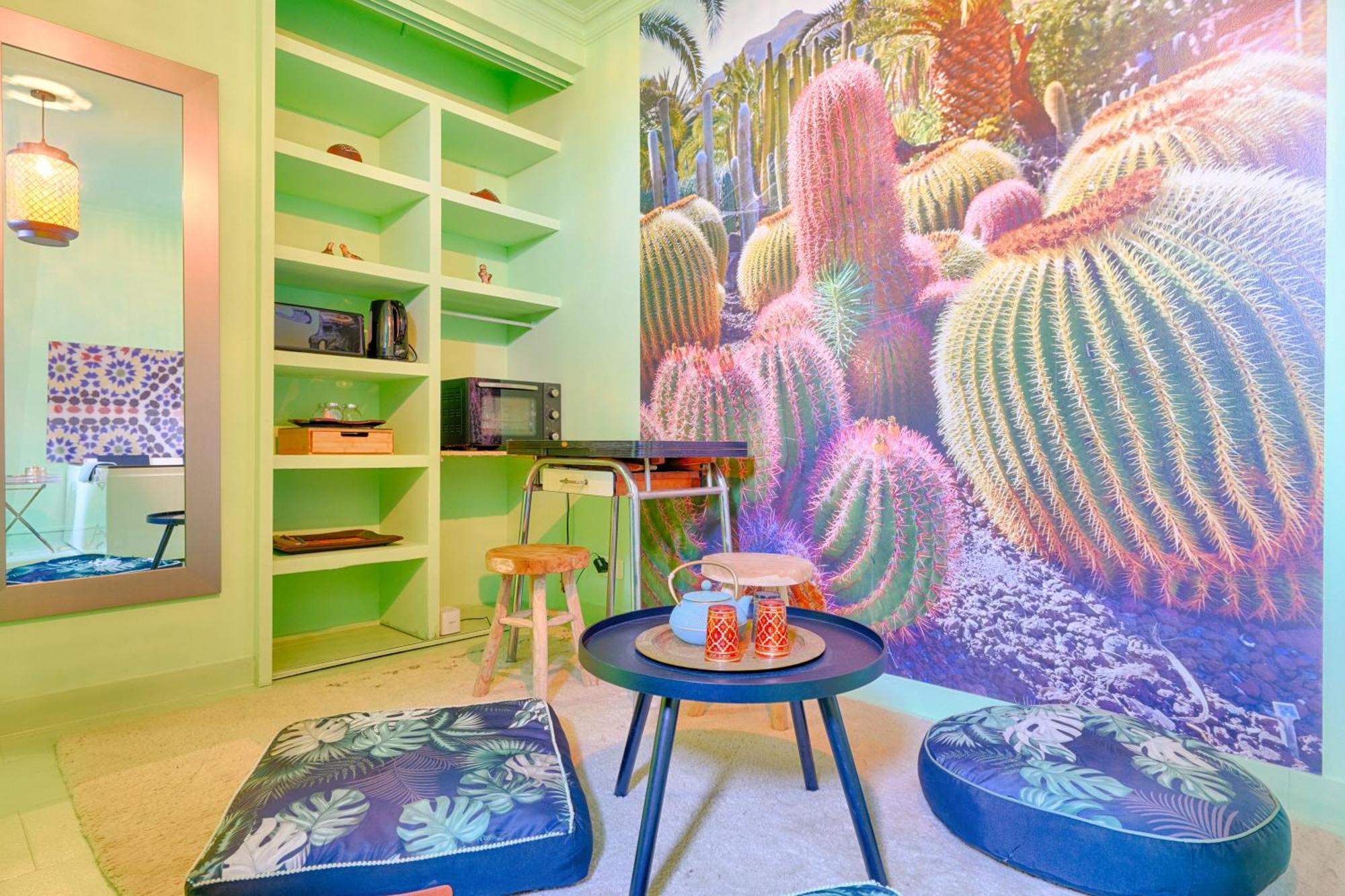 ヴィニュー・シュル・セーヌLuxury Magic Cactus Garden, Paris 0Rly Avec Jacuzziアパートメント エクステリア 写真